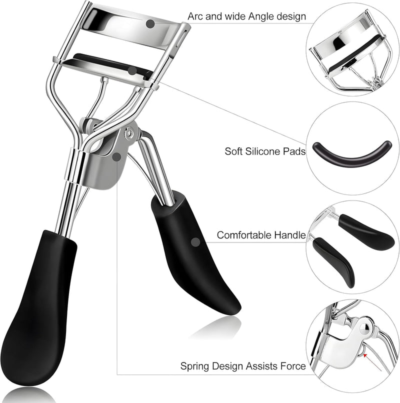 Long Lasting Eyelash Curler For Stunning Curls | Professional Lash Curler for Natural Lift & Curl