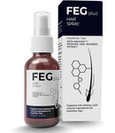 FEG PLUS Hair & Beard Growth Serum Spray 50ml | 22% Seaweed Extract, Rosemary, Redensyl, Anagain & 5% Minoxidil | Anti Hair Loss, Regrowth Treatment
