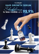 FEG PLUS Hair & Beard Growth Serum Spray 50ml | 22% Seaweed Extract, Rosemary, Redensyl, Anagain & 5% Minoxidil | Anti Hair Loss, Regrowth Treatment